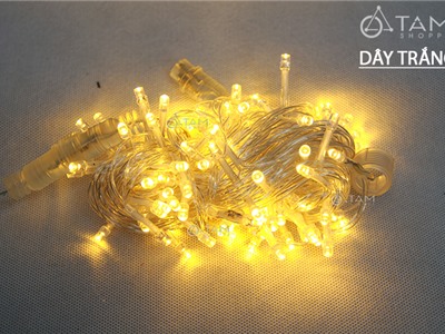 Dây đèn Led trang trí màu Vàng ấm trơn